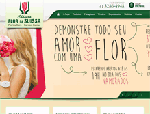 Tablet Screenshot of flordasuissa.com.br